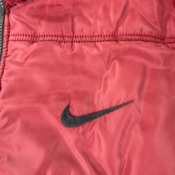 Vintage Nike Y2K Men's Size Large Reversible Big Nike Logo Embroidered Jacket